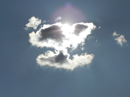 Clouds sun sky