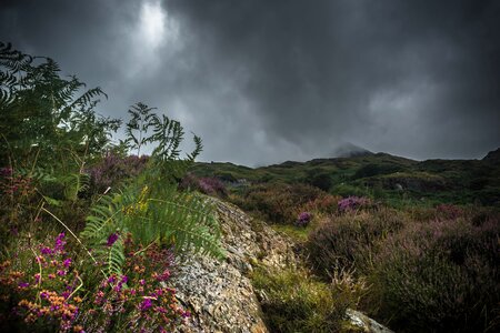 Sky clouds countryside photo