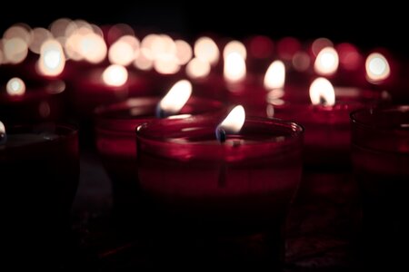 Dark black candle black candles