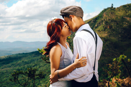 Couple Kissing photo