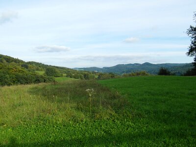 Hill sky gentle photo