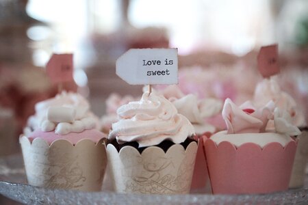 Love cupcake sweet photo
