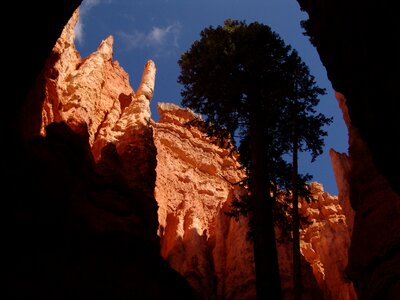 Sandstone hoodoo erosion photo