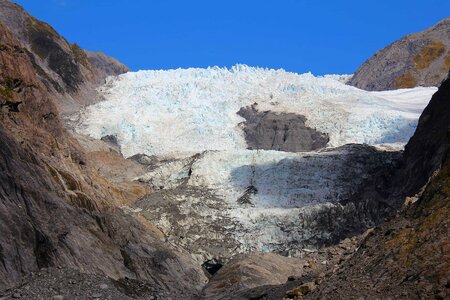 Canyon glacier ice