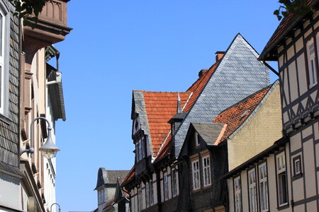 Half-timbered houses in Goslar photo