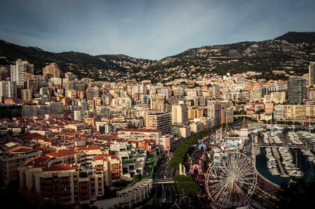 Urban city view of Monaco photo