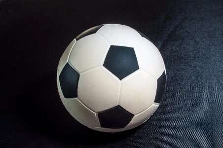 Football sport imitation leather photo