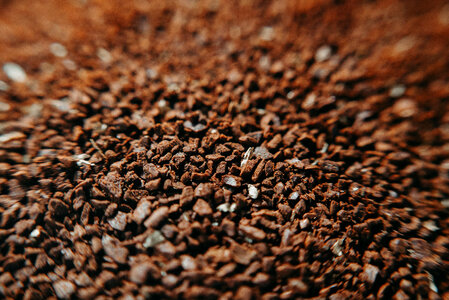 Roasted coffee beans background photo