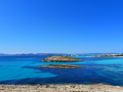 Summer blue sea nature photo