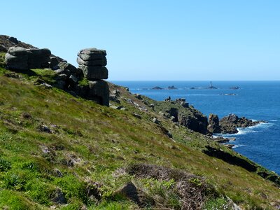 Sea rock landscape