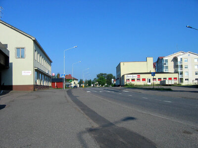 Säkylä centre and street in Finland