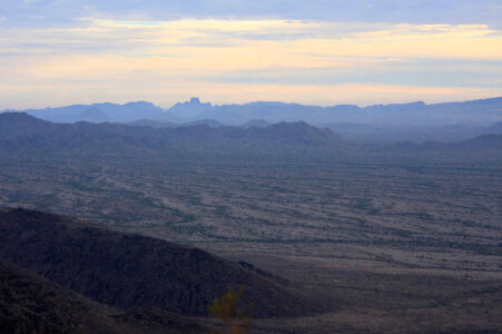 Desert Landscape in Cabeza Prieta National Wildlife Refuge photo