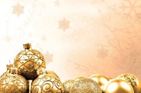 Christmas baubel christmas card white