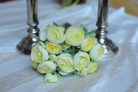 Bouquet decoration white
