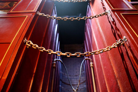 Red Metal Chain photo