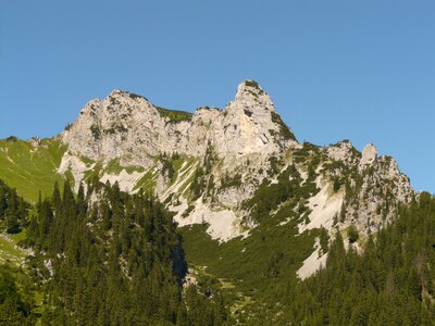 Tannheim hike rock