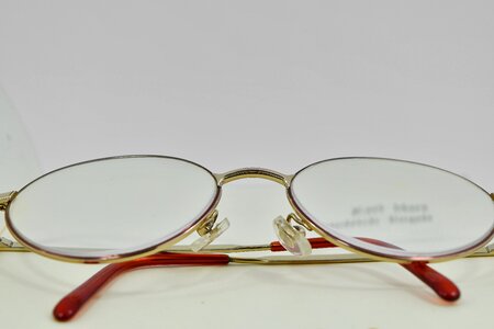 Book eyeglasses frame photo