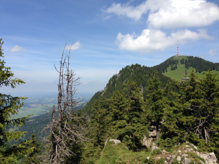 Mountain forests landscape clouds