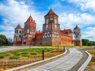 Mir Castle in Belarus photo