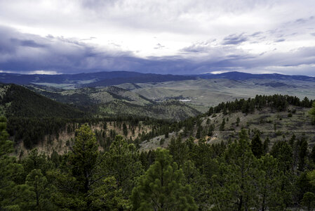 Hills and Mountainside Landscape from Mount Helena photo