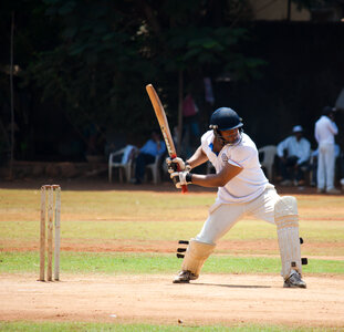Cricket Batsman Shot photo