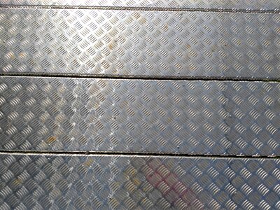 Abstract aluminum construction