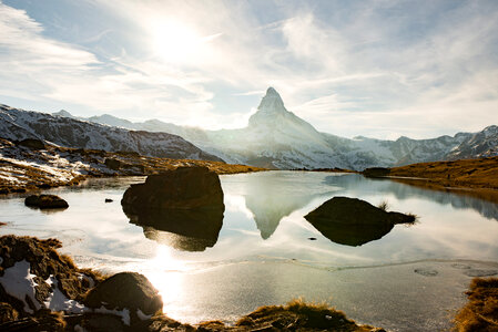 Matterhorn Mountain in Winter photo