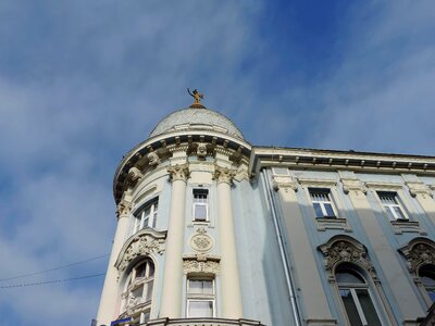 Baroque decoration facade photo