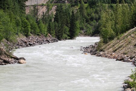 Athabasca River, Alberta, Canada photo