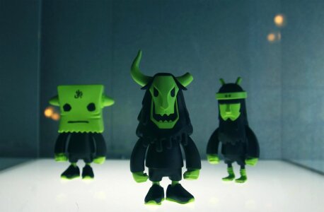 Dark dark green decoration