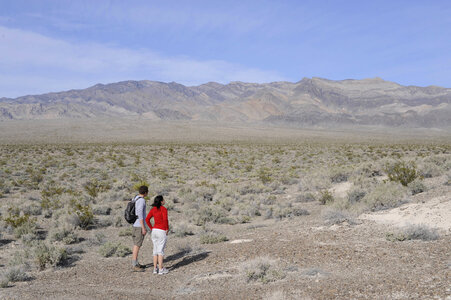 Visitors on the Desert National Wildlife Refuge