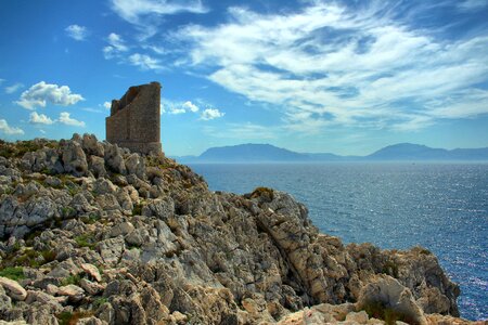 Coast mediterranean rocky coast
