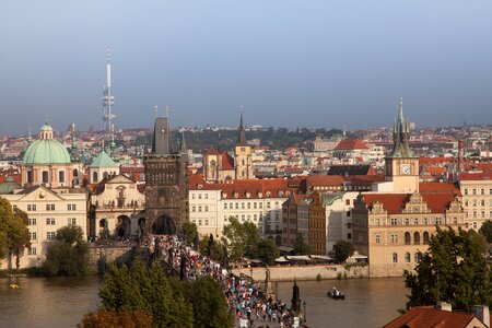 Bridge charles bridge vltava photo