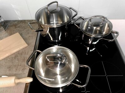 Chrome cooker cookware photo