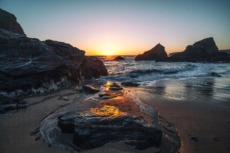 Rocky Sunset, Cornwall