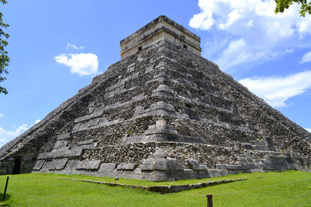 Mesoamerican Pyramid under the sky