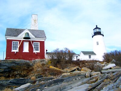 Scenery lighthouse sky photo