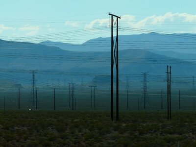 Strommast landscape energy