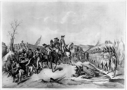 Surrender of the Hessians at Trenton, New Jersey photo