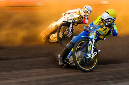 Speed motorcycle racing