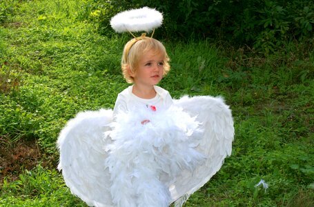 Girl angel photo