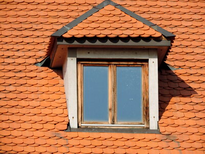 Architecture roof tile photo