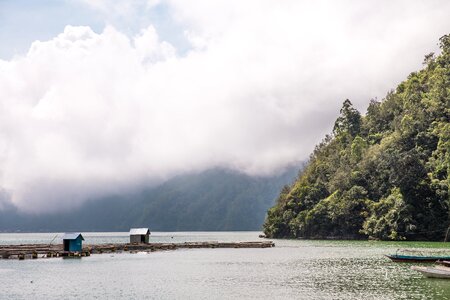 Oceanside Mountains In Indonesia photo