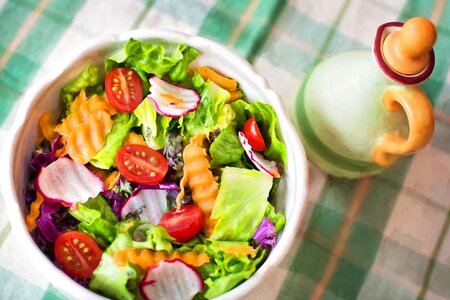 Bowl of Healthy Salad photo