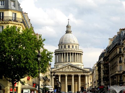 Rue Soufflot and the Pantheon photo