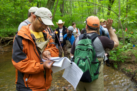 FWS employees surveying and assessing rivers and streams-1