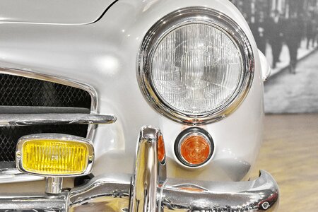 Headlight drive automobile photo