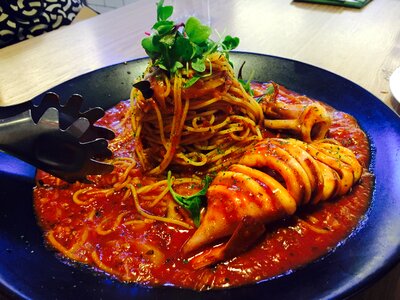 Italy noodles lunch