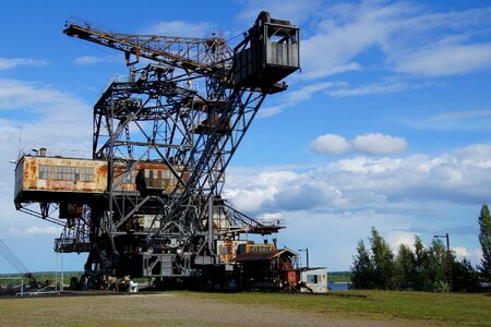 Brown coal steel ferropolis photo