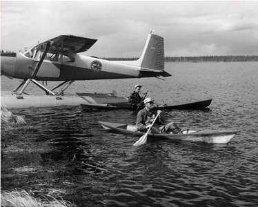 Ebony float lake photo